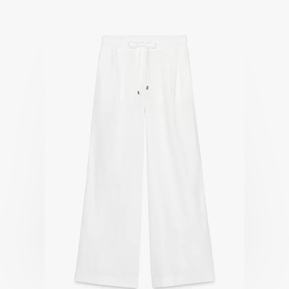 Zara Pants - 🔥🔥new inventory🔥🔥NWT- Zara-tie waist pants- M